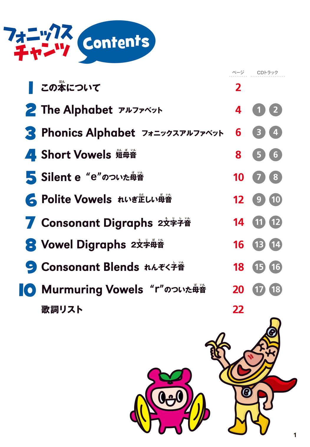 フォニックス チャンツ　QRコード版